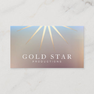 Gold Star  Professional Business Card