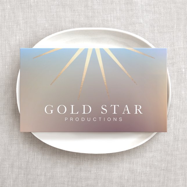Gold Star  Professional Business Card (Creator Uploaded)