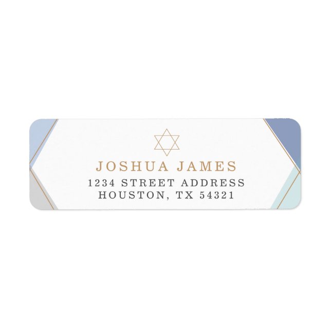 Gold Star Return Address Label (Front)