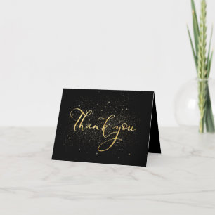 gold star Thank You Card