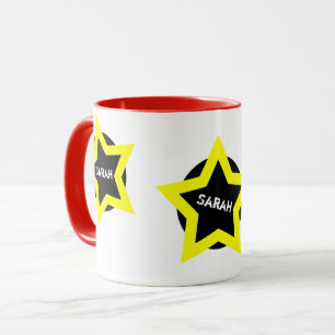Gold Star & Top Appreciation Office Mug (Sarah)