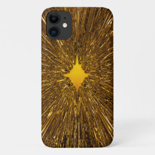 Gold starburst iPhone 11 case