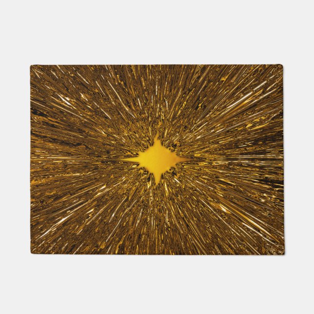 Gold starburst doormat (Front)