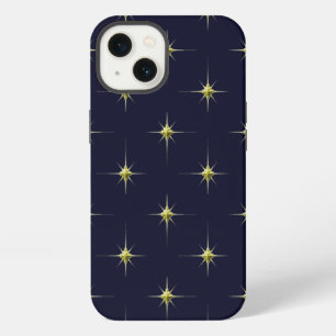Gold Starburst Pattern iPhone 13 Case