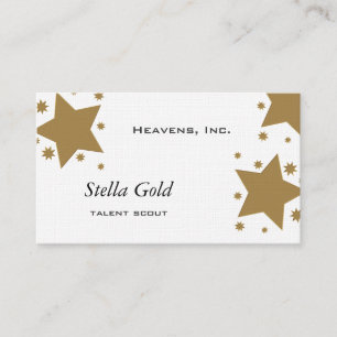 Gold Stars Business Card