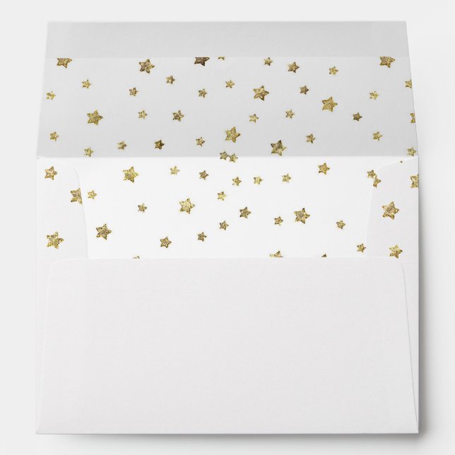 Gold Stars Envelope (Back (Bottom))