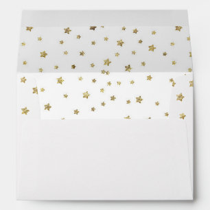 Gold Stars Envelope