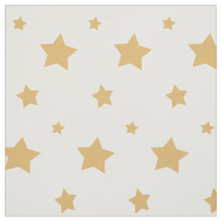 Gold Stars Fabric