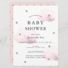 Gold Stars & Fluffy Pink Clouds Baby Shower