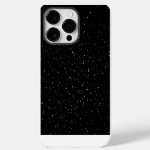 Gold Stars in the Dark Sky Watercolor iPhone 14 Pro Max Case