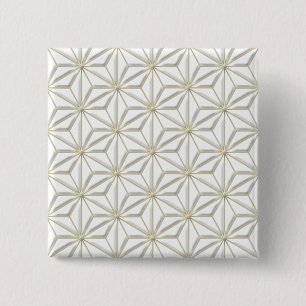 gold stars light 15 cm square badge