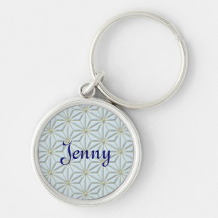 gold stars light key ring