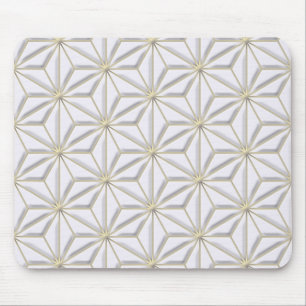 gold stars light mouse pad