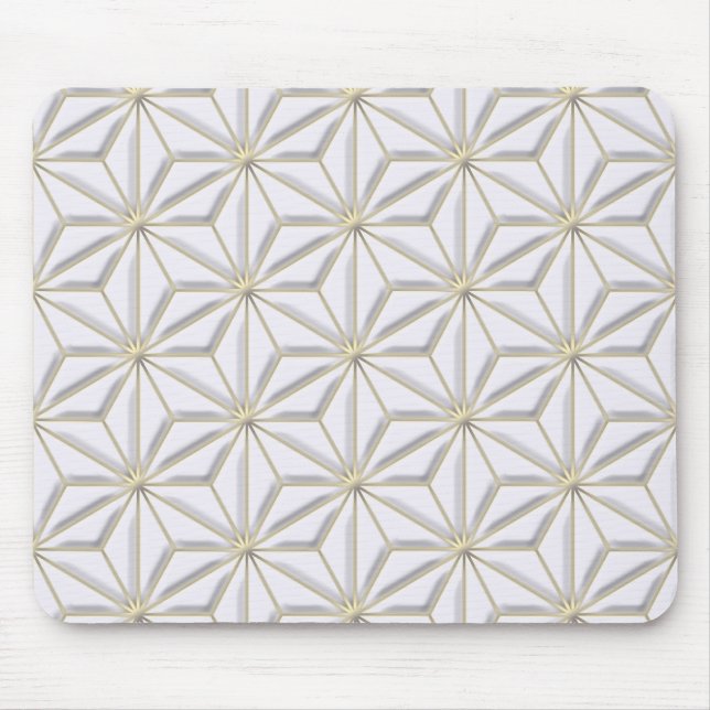 gold stars light mouse pad (Front)