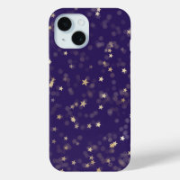 Gold Stars On Purple