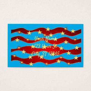 Gold Stars Patriotic Sky Thunder_Cove 