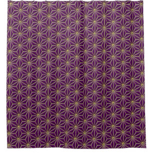 gold stars - shower curtain