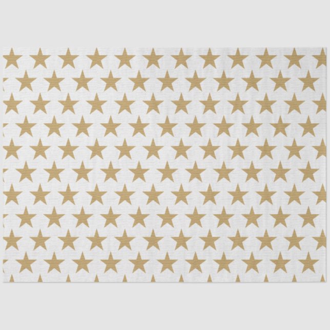 gold stars tissue paper (Front)