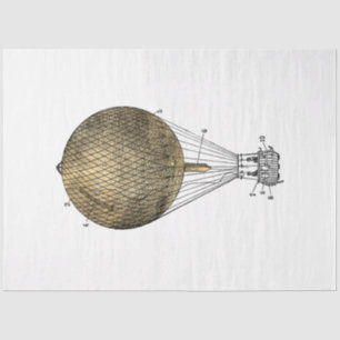 Gold SteamPunk Series Design 12 Tissue Paper