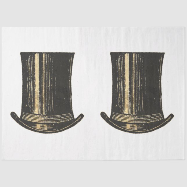 Gold SteamPunk Series Design 32 Tissue Paper (Front)