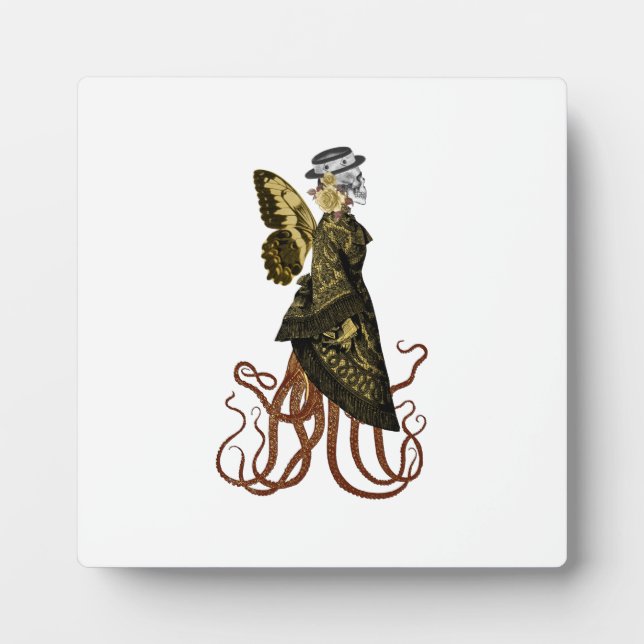 Gold SteamPunk Series Design 5  Plaque (Front)