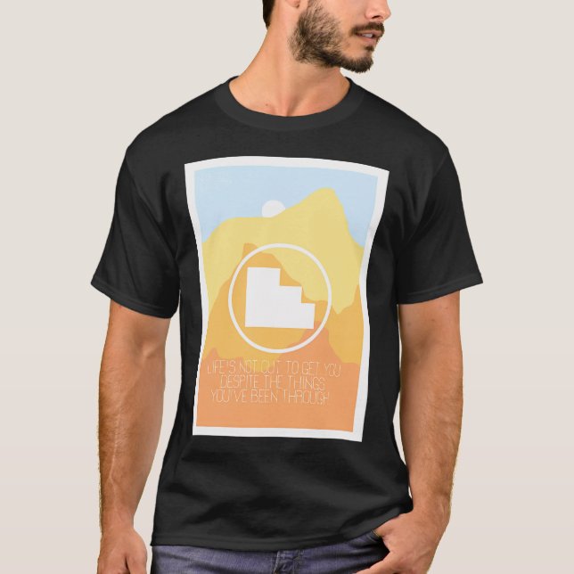 GOLD STEPS (ORANGE) T-Shirt (Front)
