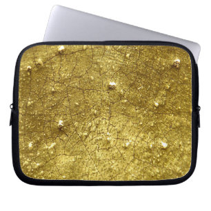 Gold stone laptop sleeve