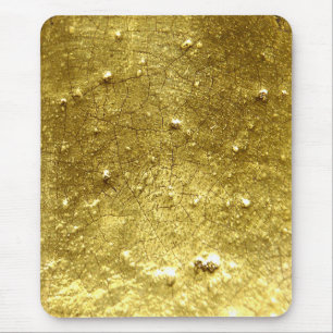 Gold stone mouse pad