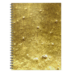 Gold stone notebook