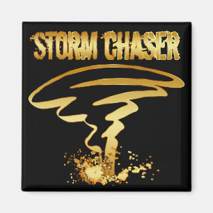 GOLD STORM CHASER MAGNET