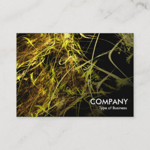 Gold Strands Fractal 02 Business Card