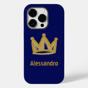 Gold street style graffiti crown  Case-Mate iPhone 14 pro case