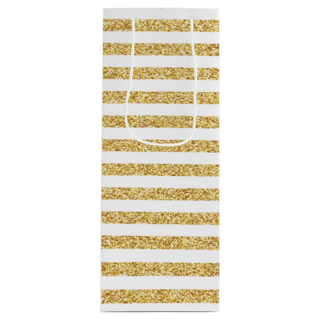 Gold Stripe Gift Bag (Front)
