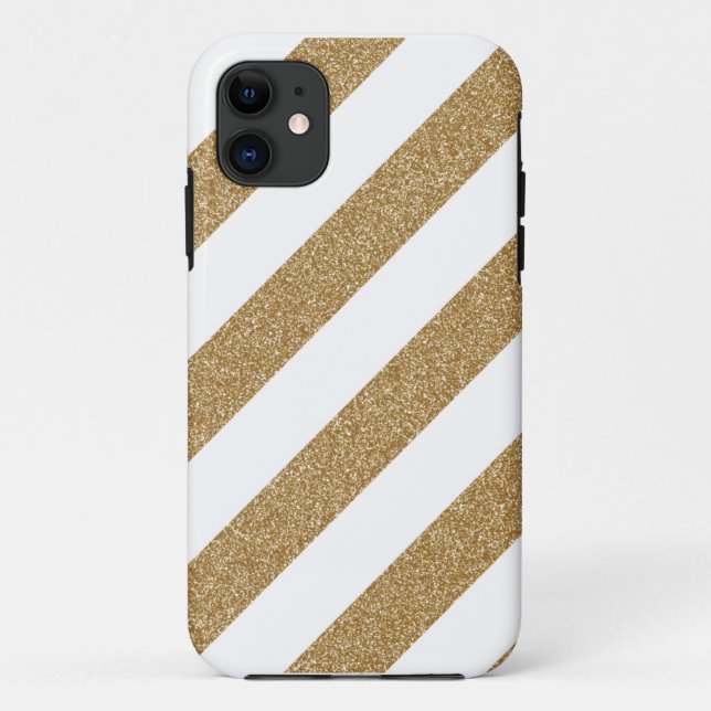 Gold Stripe Iphone 5 Case (Back)