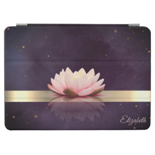  Gold Stripe Lotus Flower    iPad Air Cover