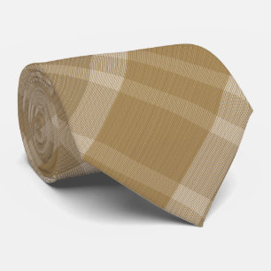 Gold Striped Pattern Tie