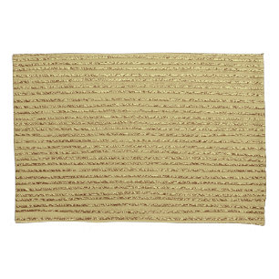 Gold Stripes: Abstract Vintage Background Pillowcase