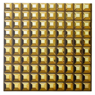 Gold Studs Ceramic Tile