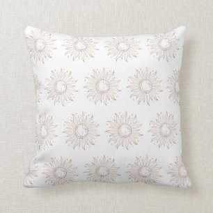 Gold sun cushion