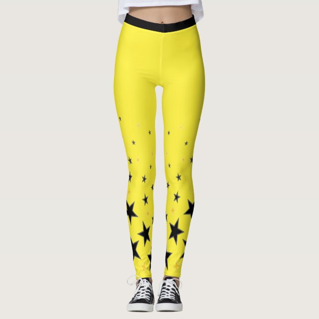 gold super star leggings (Front)