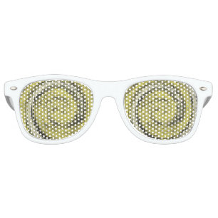Gold Swirl-IV Retro Sunglasses