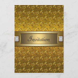 Gold Swirls Gold All Occasion Party Template