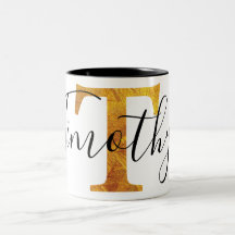 Gold 'T' Monogram w/ Personalised Name
