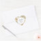 Gold & Teal Blue Agate Thank You Envelope Seal