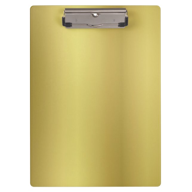 Gold Template Back Customise Clipboard (Front)