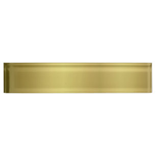 Gold Template Back Customise Nameplate