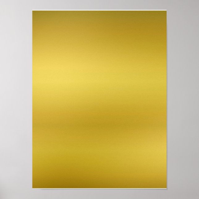 Gold Template Background Custom Poster (Front)