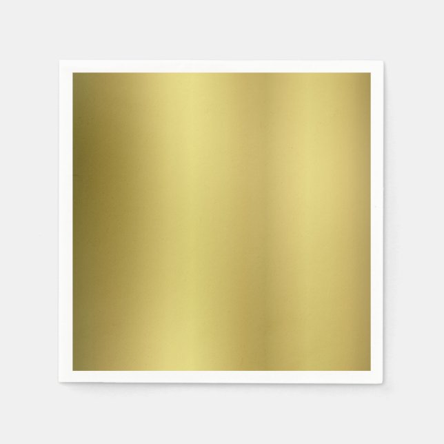 Gold Template Blank Napkin (Front)