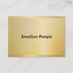 Gold Template Vintage Nostalgic Classic Look Business Card