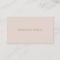 Gold Text Elegant Professional Simple Plain Modern